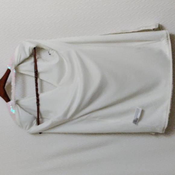 Prelove Forever 21 White iridescent Sequins Sleeveless Mini Dress - Picture 5 of 6